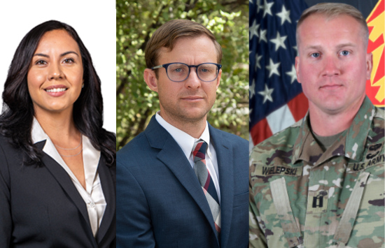 Karina Rosas, Stephen Shields, and Zachary Wielepski